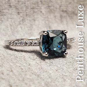 Peacock Blue Topaz 925 Sterling Silver Ring
